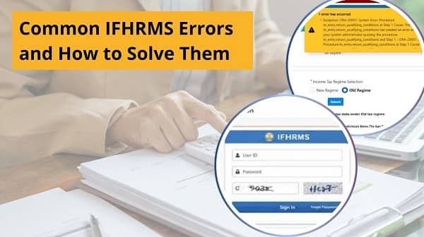 Common IFHRMS Errors and How to Solve Them