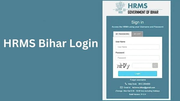 HRMS Bihar Login