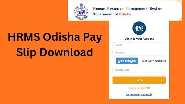 HRMS Odisha Pay Slip Download