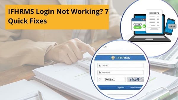 IFHRMS Login Not Working