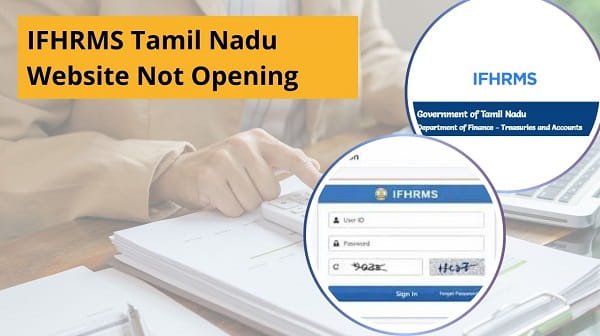 IFHRMS Tamil Nadu Website Not Opening