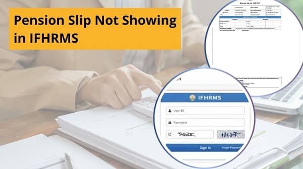 Pension Slip Not Showing in IFHRMS